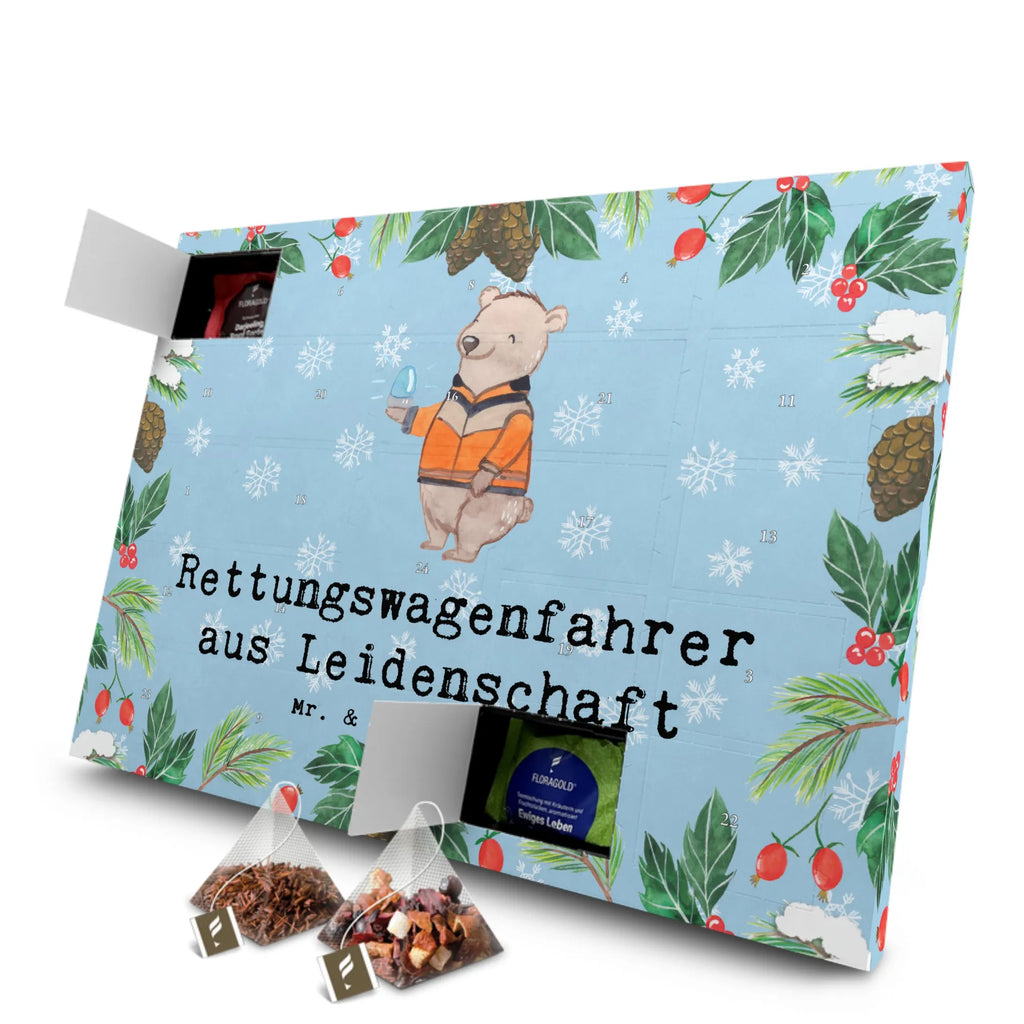 Kierowca karetki Pasja Adventskalender, Adventskalender mit Tee, Tee Adventskalender, Geschenk, Schenken, Jubiläum, Danke, Dankeschön, Beruf, Ausbildung, Abschied, Rente, Kollege, Kollegin, Arbeitskollege, Mitarbeiter, Firma