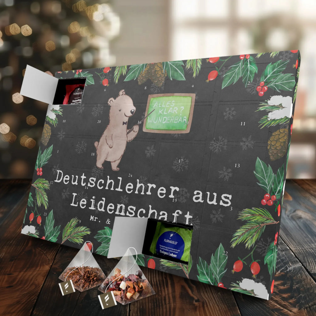 Tee Adventskalender Deutschlehrer Leidenschaft Adventskalender, Adventskalender mit Tee, Tee Adventskalender, Geschenk, Schenken, Jubiläum, Danke, Dankeschön, Beruf, Ausbildung, Abschied, Rente, Kollege, Kollegin, Arbeitskollege, Mitarbeiter, Firma, Deutschunterricht, Schule, Deutschlehrer, Grundschule