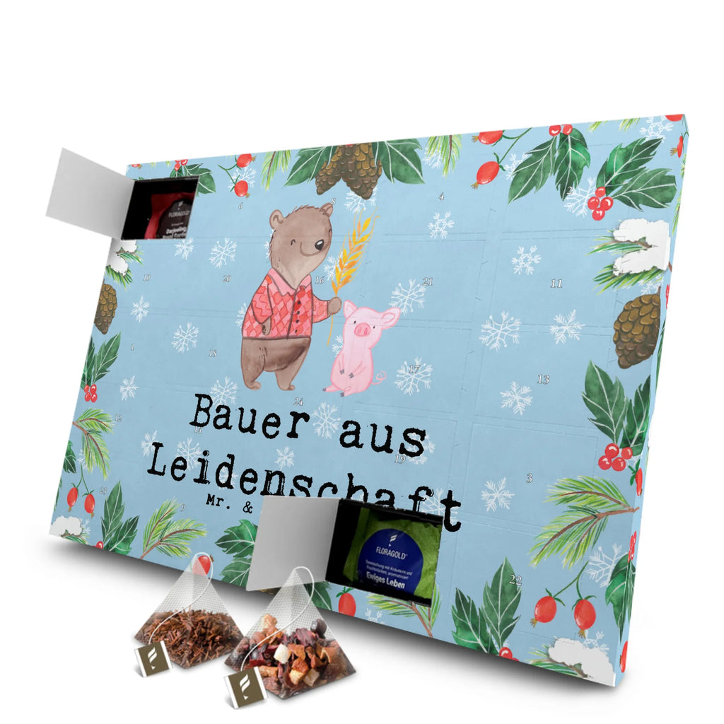 Tee Adventskalender Bauer Leidenschaft Adventskalender mit Tee, Adventskalender, Tee Adventskalender, Geschenk, Schenken, Jubiläum, Danke, Dankeschön, Beruf, Ausbildung, Abschied, Rente, Kollege, Kollegin, Arbeitskollege, Mitarbeiter, Firma, Farmer, Agronom, Landwirt; Bauer, Bauernhof, Tierwirt