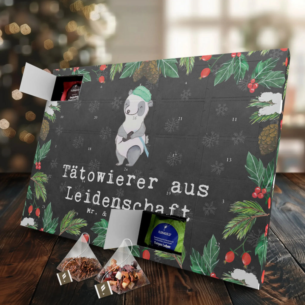 Tee Adventskalender Tätowierer Leidenschaft Adventskalender, Tee Adventskalender, Adventskalender mit Tee, Geschenk, Schenken, Jubiläum, Danke, Dankeschön, Beruf, Ausbildung, Abschied, Rente, Kollege, Kollegin, Arbeitskollege, Mitarbeiter, Firma