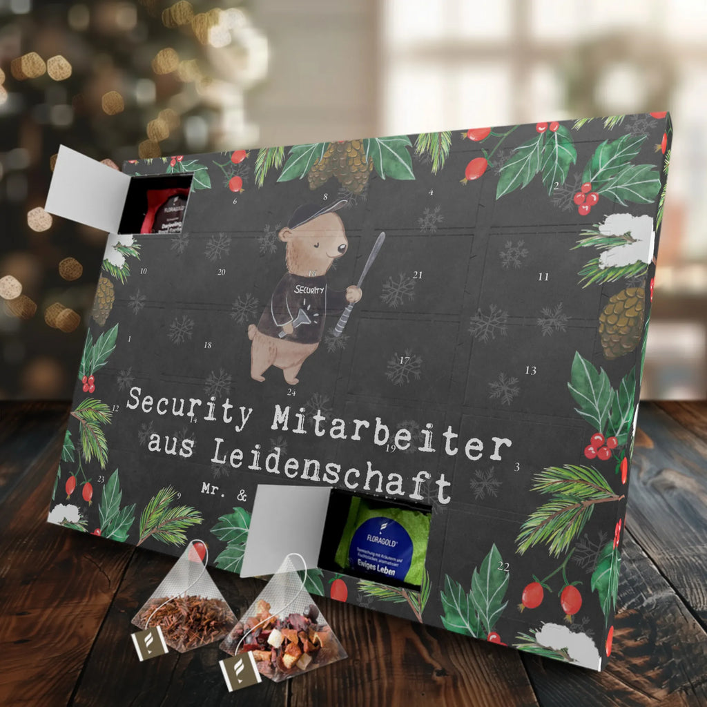 Tee Adventskalender Security Mitarbeiter Leidenschaft Adventskalender, Adventskalender mit Tee, Tee Adventskalender, Geschenk, Schenken, Jubiläum, Danke, Dankeschön, Beruf, Ausbildung, Abschied, Rente, Kollege, Kollegin, Arbeitskollege, Mitarbeiter, Firma