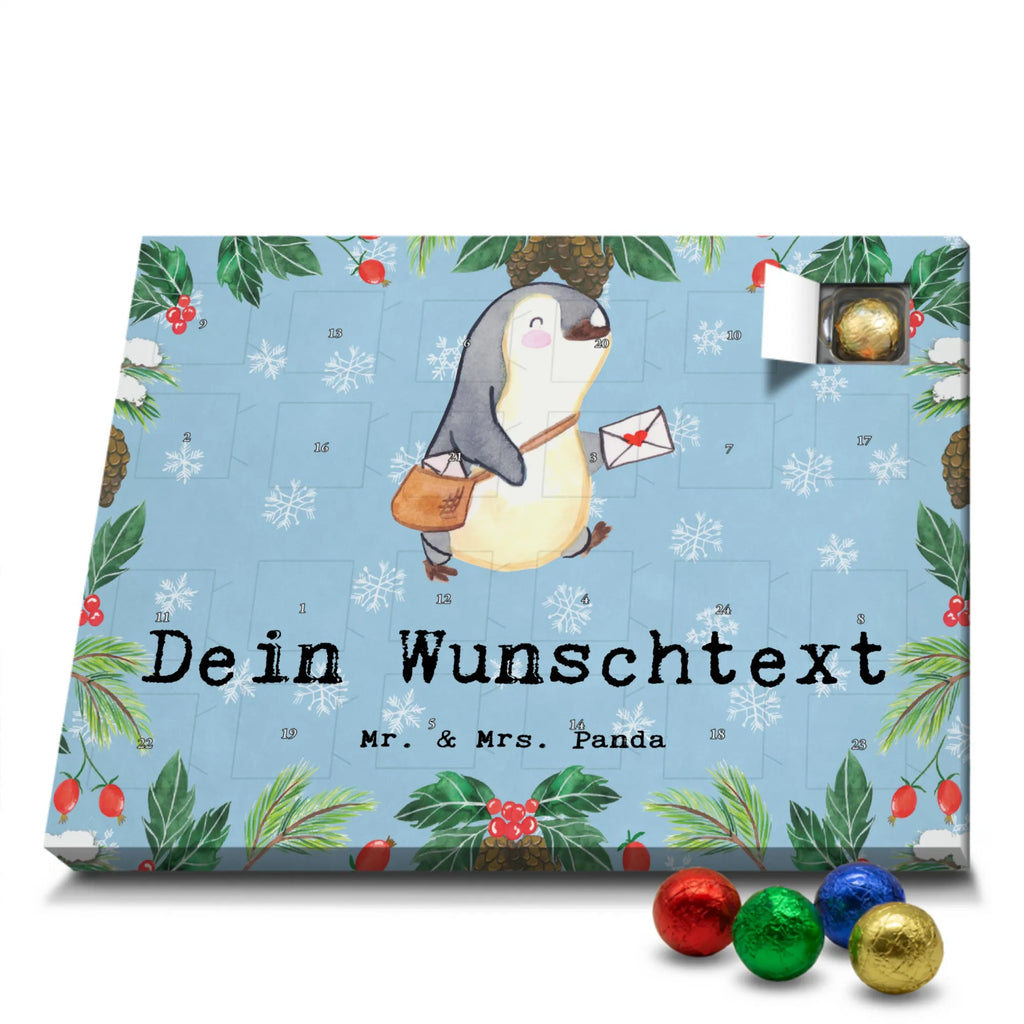 Personalisierter Schoko Adventskalender Postbote Leidenschaft Personalisierter Adventskalender, Adventskalender mit Namen, Danke, Dankeschön, Firma, Mitarbeiter, Arbeitskollege, Kollegin, Beruf, Kollege, Ausbildung, Rente, Abschied, Schenken, Geschenk, Jubiläum, Postbote, Briefträger, Briefzusteller, Postler