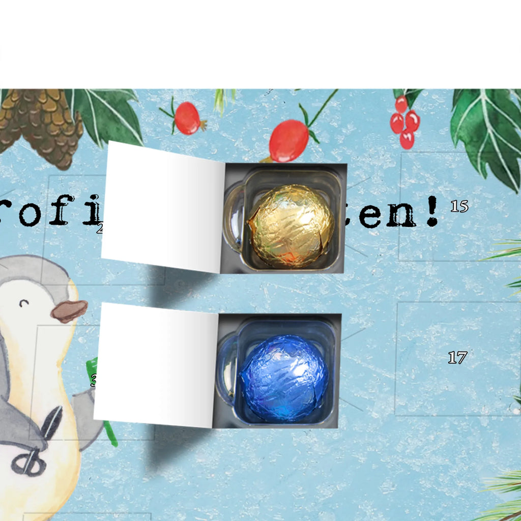 Chocolate advent calendar Hairstylist Passion sayings, best, farewell gift, gift idea, passing exam, anniversary, retirement, promotion, job start, profession, gift