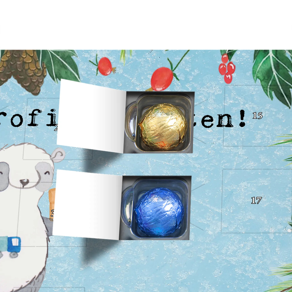 Chocolate advent calendar Freight forwarding and logistics service clerk Passion gift, gift idea, sayings, best, farewell gift, passing exam, anniversary, retirement, promotion, job start, profession