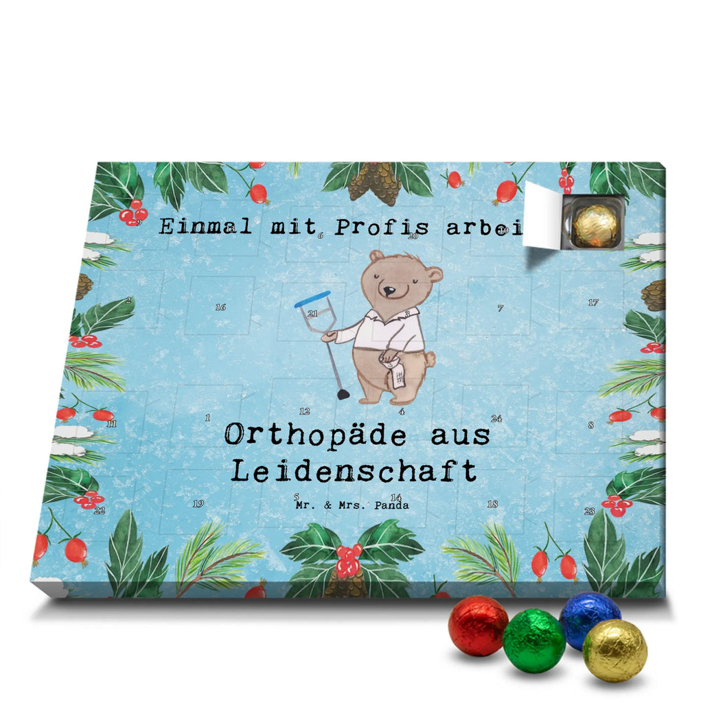 Chocolate advent calendar Orthopedic Doctor Passion gift, gift idea, sayings, best, farewell gift, passing exam, anniversary, retirement, promotion, job start, profession