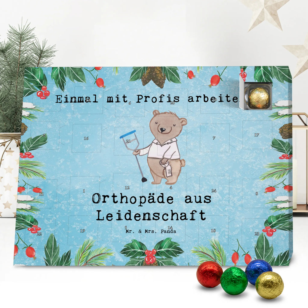 Chocolate advent calendar Orthopedic Doctor Passion gift, gift idea, sayings, best, farewell gift, passing exam, anniversary, retirement, promotion, job start, profession