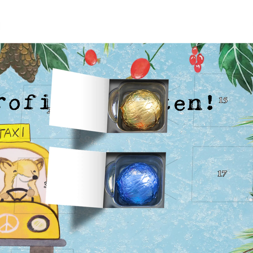 Chocolate advent calendar Taxi driver Passion gift, gift idea, sayings, best, farewell gift, passing exam, anniversary, retirement, promotion, job start, profession