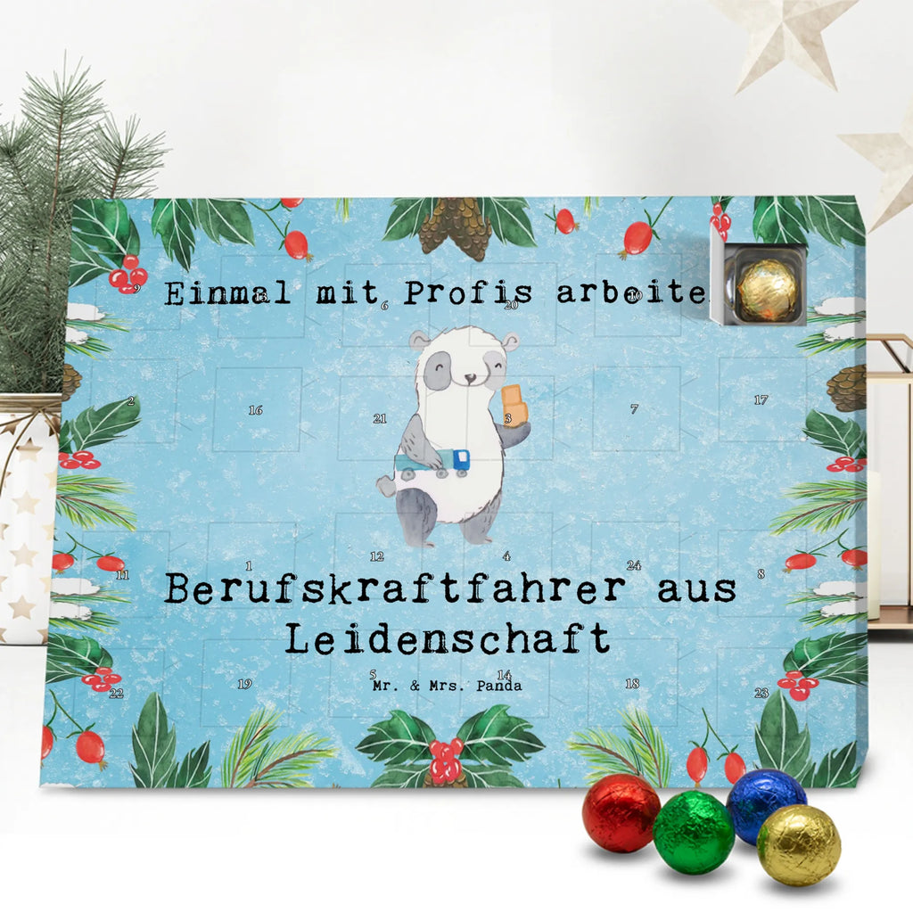 Chocolate advent calendar truck driver Passion sayings, best, farewell gift, gift idea, passing exam, anniversary, retirement, promotion, job start, profession, gift