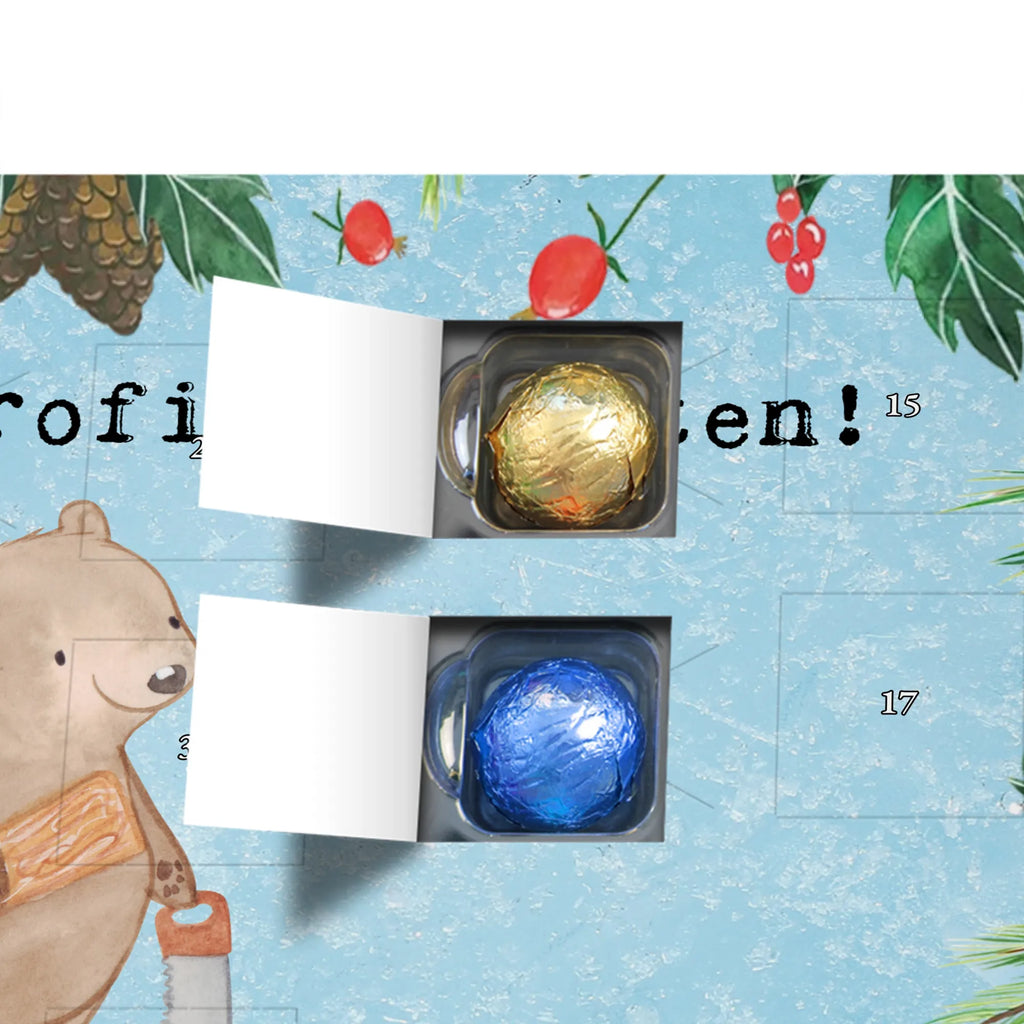 Chocolate advent calendar Carpenter Passion gift, sayings, gift idea, best, farewell gift, passing exam, anniversary, retirement, promotion, job start, profession