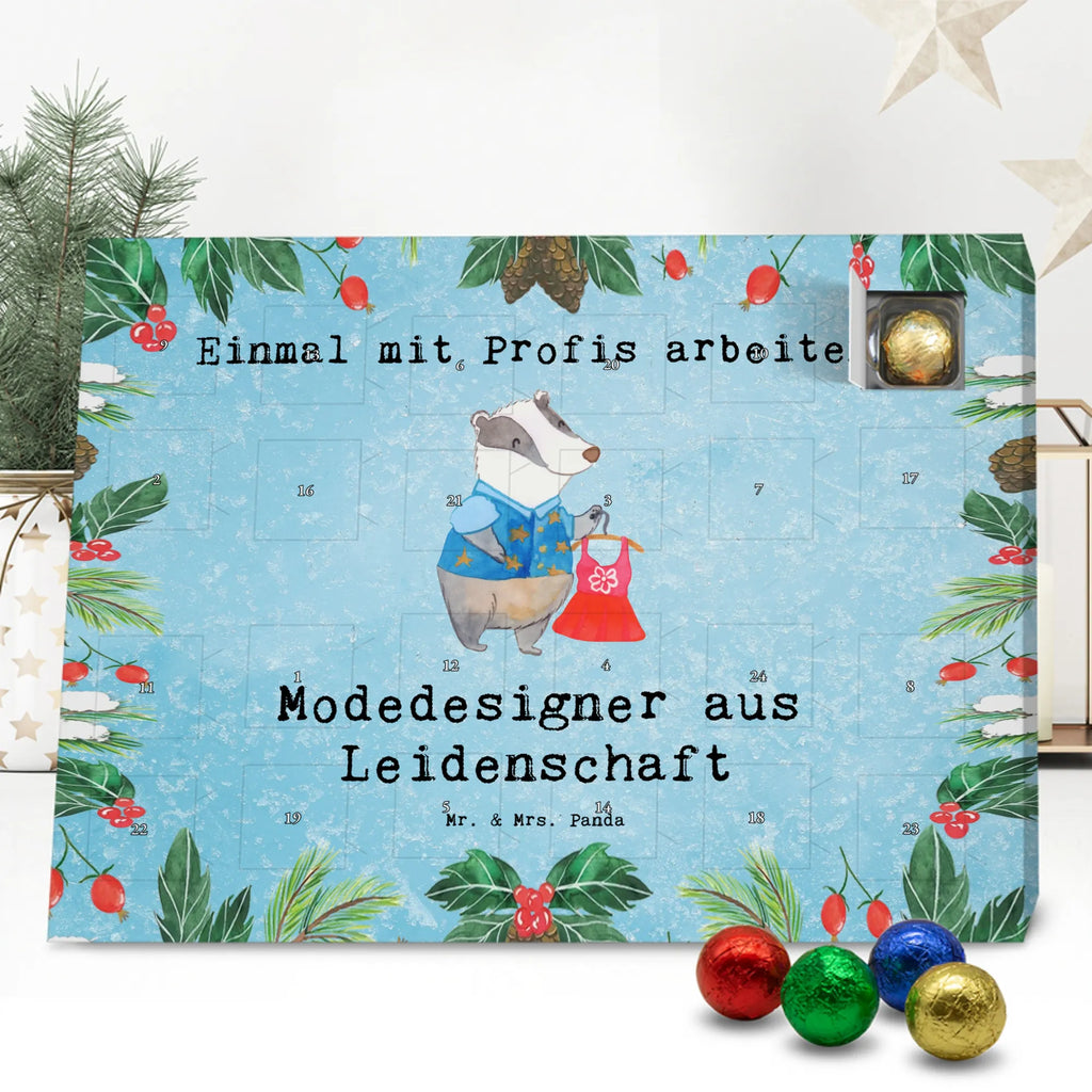 Chocolate advent calendar Fashion designer passion gift, gift idea, sayings, best, farewell gift, passing exam, anniversary, retirement, promotion, job start, profession