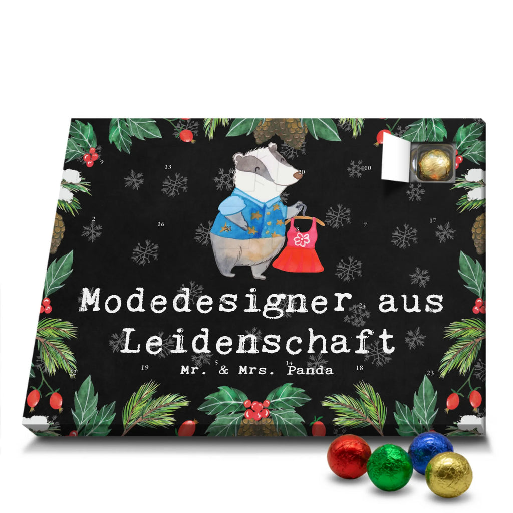 Chocolate advent calendar Fashion designer passion gift, gift idea, sayings, best, farewell gift, passing exam, anniversary, retirement, promotion, job start, profession