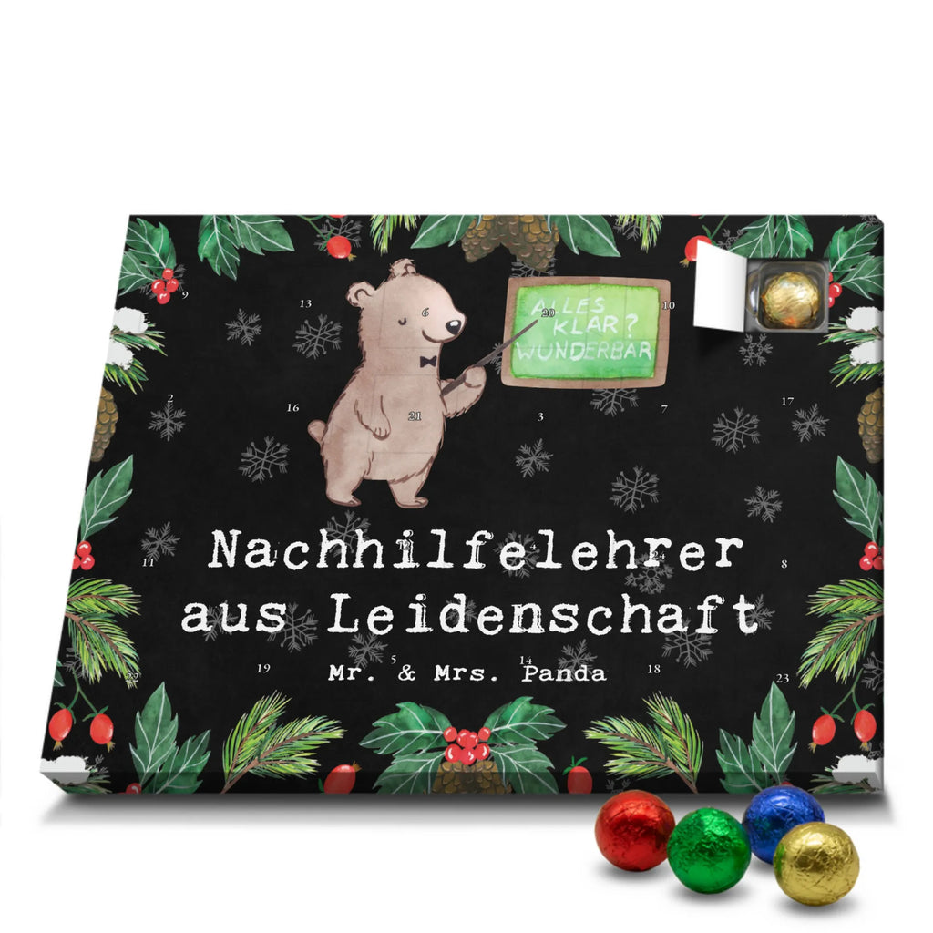 Chocolate advent calendar Tutor passion gift, sayings, gift idea, best, farewell gift, passing exam, anniversary, retirement, promotion, job start, profession