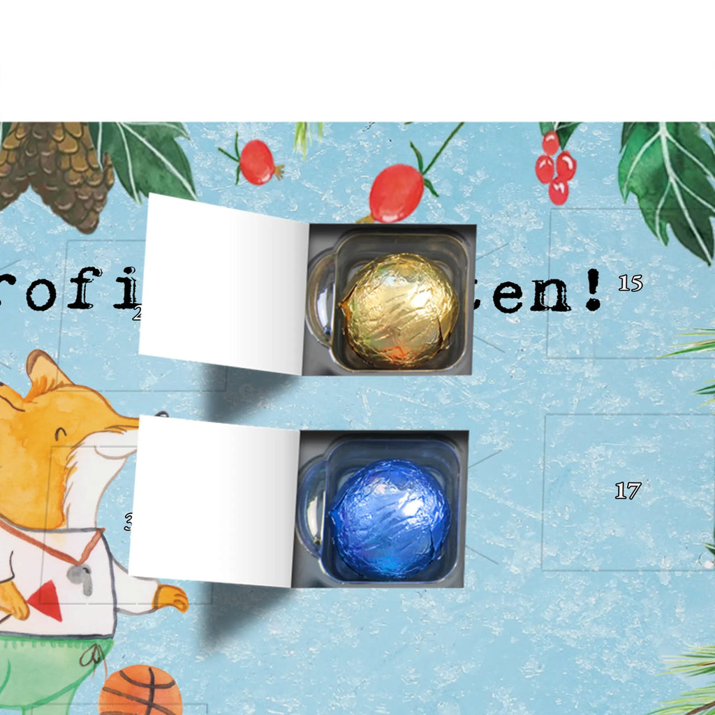 Chocolate advent calendar Basketball coach Passion gift, sayings, gift idea, best, farewell gift, passing exam, anniversary, retirement, promotion, job start, profession