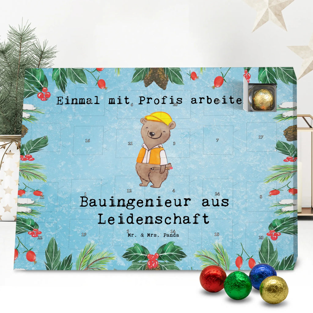 Chocolate advent calendar Civil engineer Passion gift, sayings, gift idea, best, farewell gift, passing exam, anniversary, retirement, promotion, job start, profession