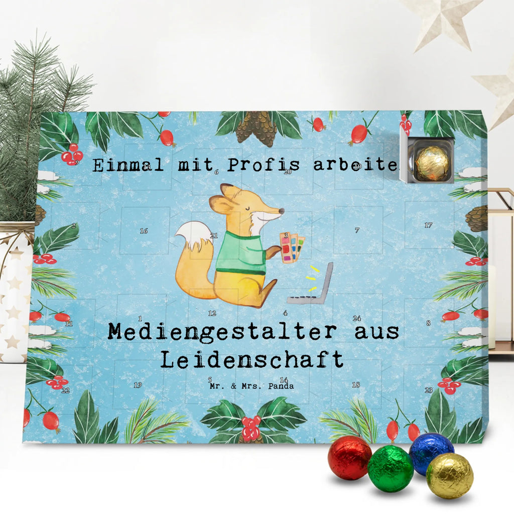 Chocolate advent calendar Media Designer Passion gift, gift idea, sayings, best, farewell gift, passing exam, anniversary, retirement, promotion, job start, profession