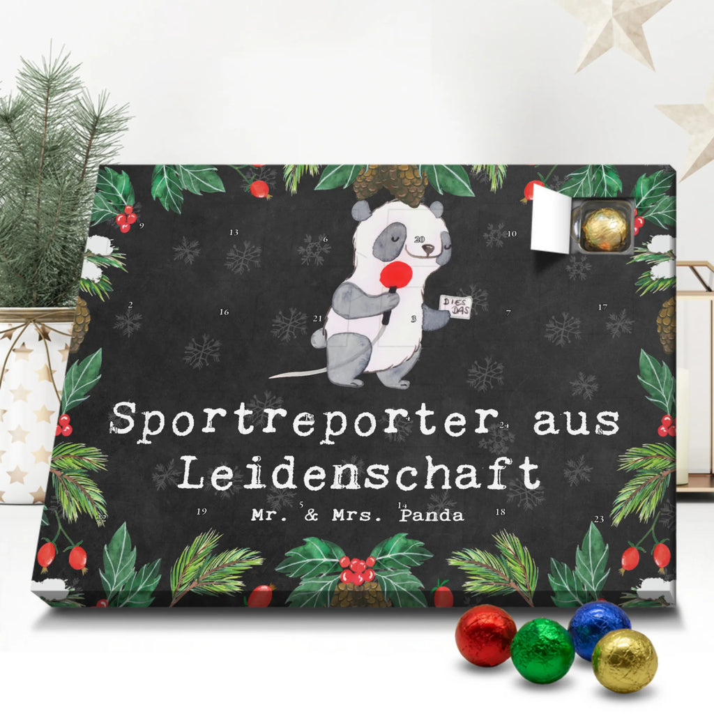 Chocolate advent calendar Sports reporter Passion gift, gift idea, sayings, best, farewell gift, passing exam, anniversary, retirement, promotion, job start, profession