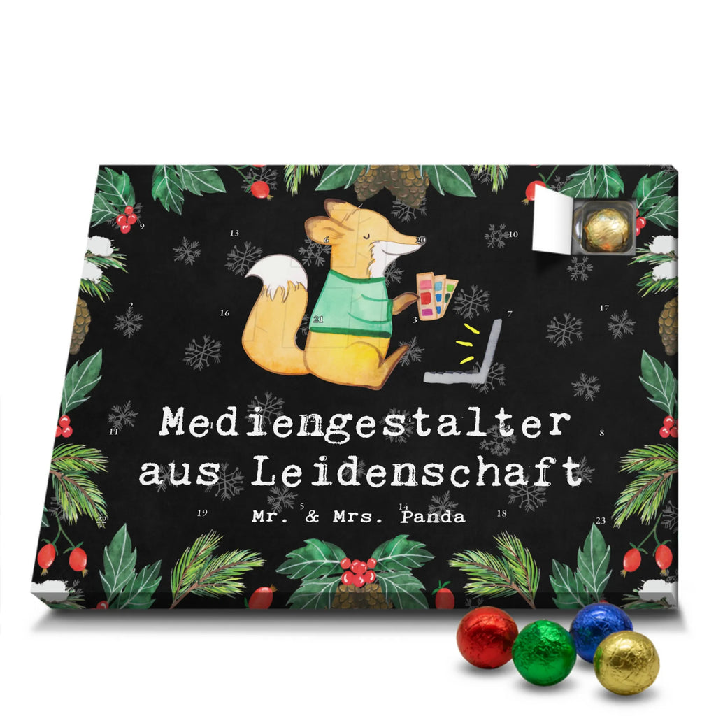 Chocolate advent calendar Media Designer Passion gift, gift idea, sayings, best, farewell gift, passing exam, anniversary, retirement, promotion, job start, profession