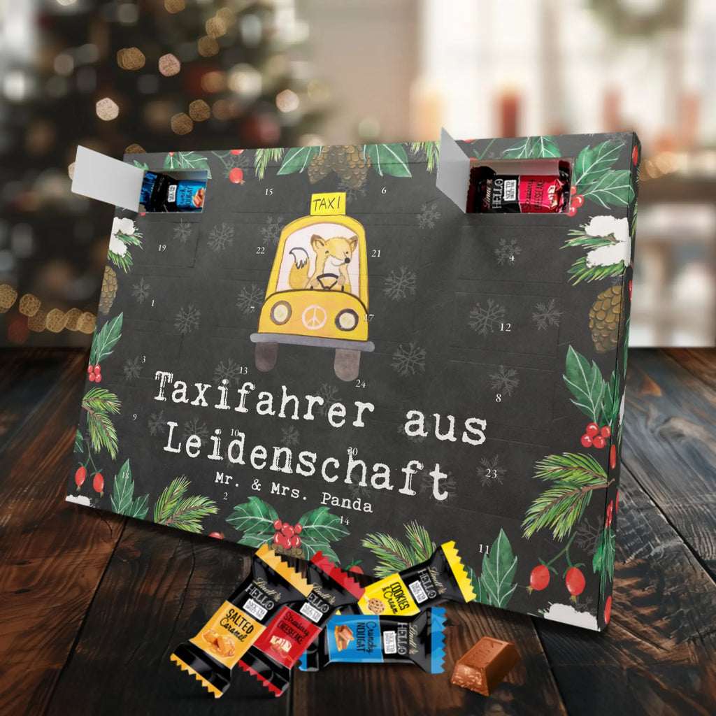 Chocolate advent calendar Taxi driver Passion gift, gift idea, sayings, best, farewell gift, passing exam, anniversary, retirement, promotion, job start, profession
