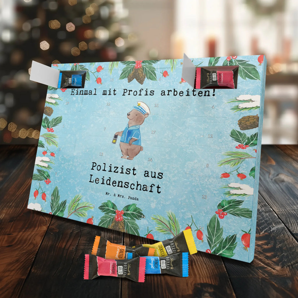 Chocolate advent calendar policeman Passion gift, sayings, gift idea, best, farewell gift, passing exam, anniversary, retirement, promotion, job start, profession