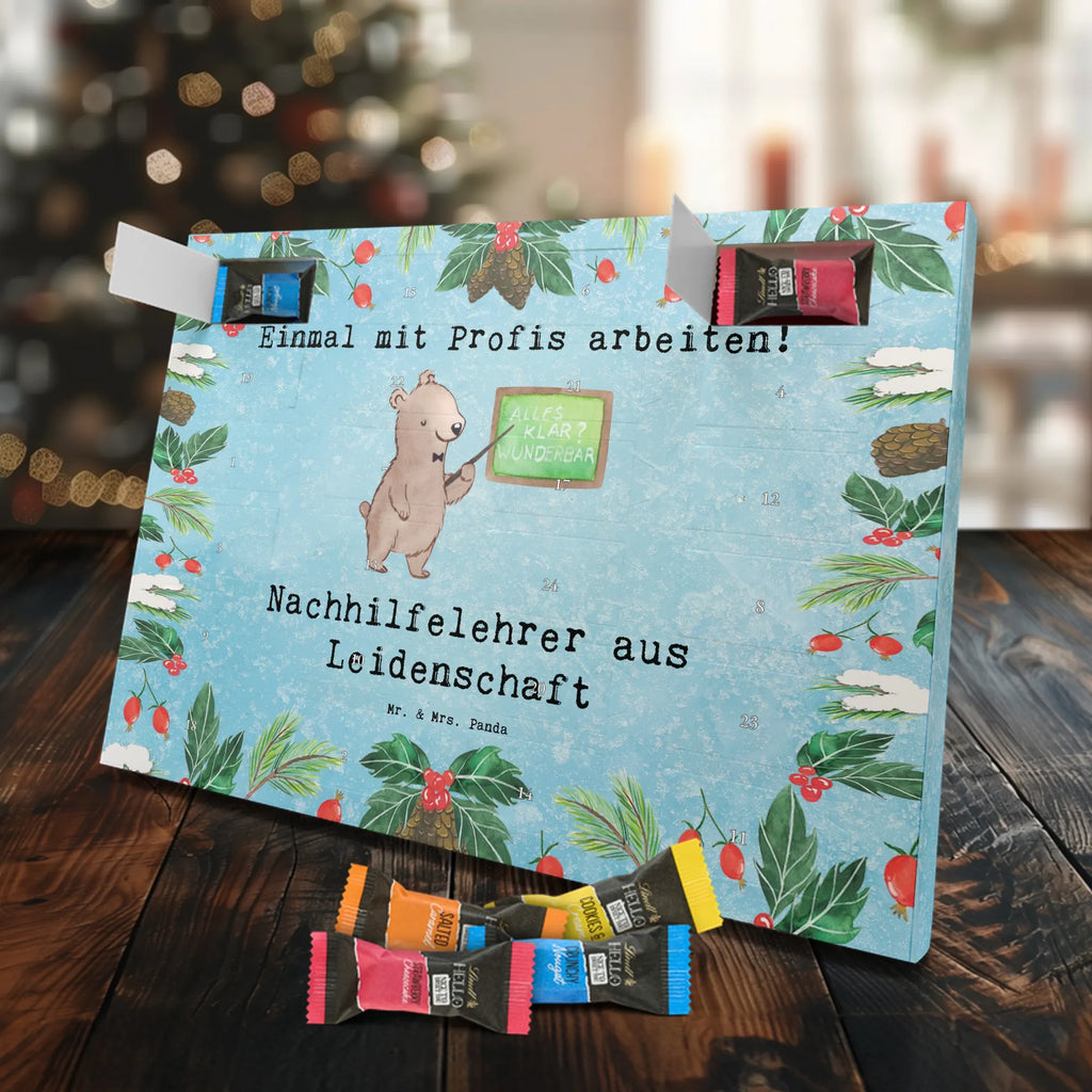 Chocolate advent calendar Tutor passion gift, sayings, gift idea, best, farewell gift, passing exam, anniversary, retirement, promotion, job start, profession