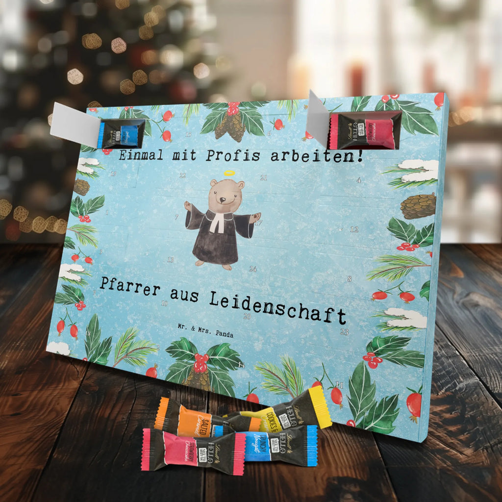 Chocolate advent calendar Pastor Passion gift, sayings, gift idea, best, farewell gift, passing exam, anniversary, retirement, promotion, job start, profession