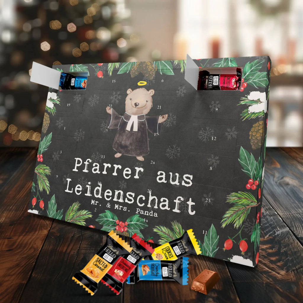 Chocolate advent calendar Pastor Passion gift, sayings, gift idea, best, farewell gift, passing exam, anniversary, retirement, promotion, job start, profession