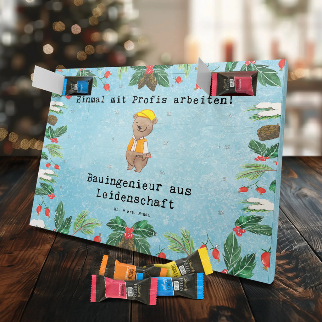 Chocolate advent calendar Civil engineer Passion gift, sayings, gift idea, best, farewell gift, passing exam, anniversary, retirement, promotion, job start, profession