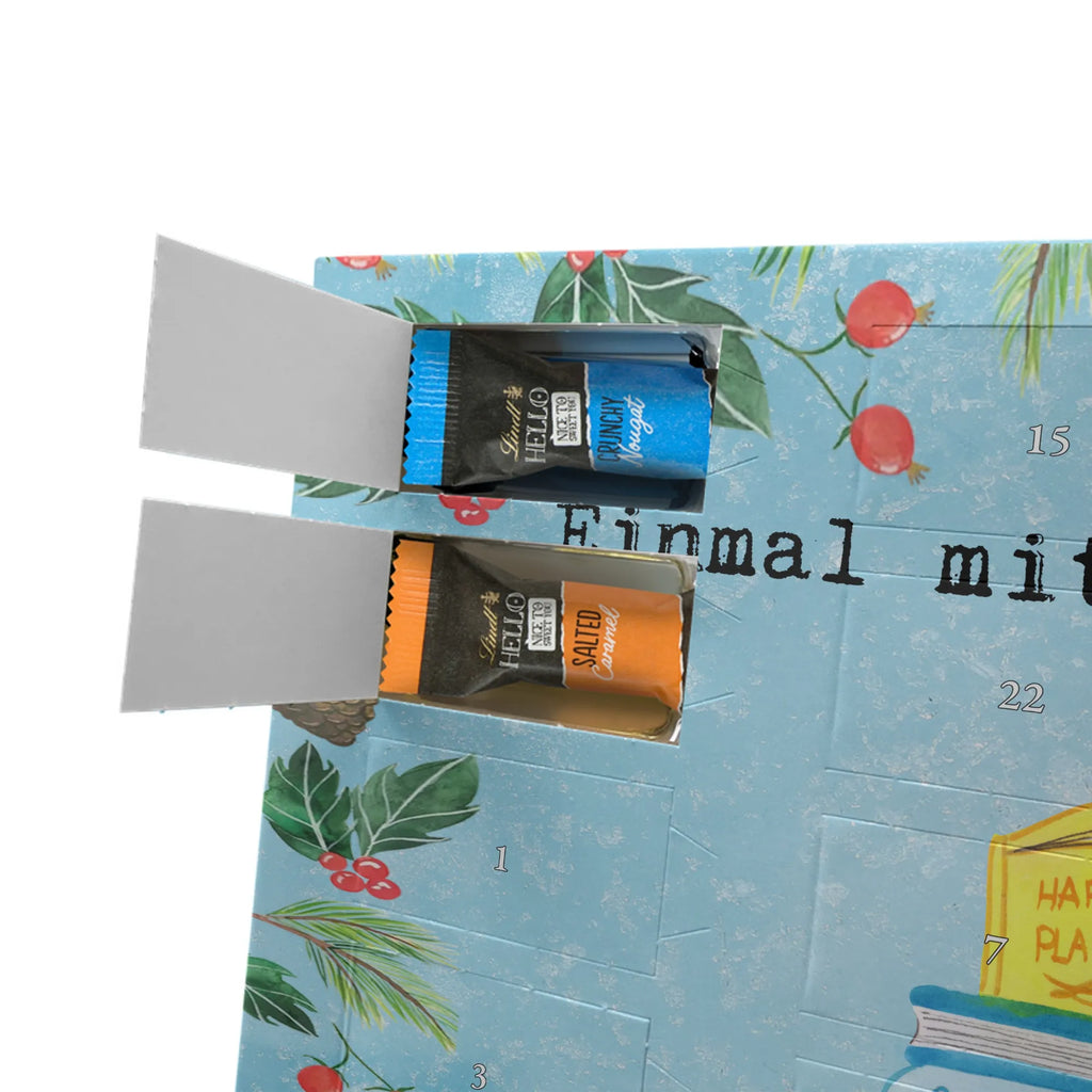 Chocolate advent calendar bookseller passion gift, gift idea, sayings, best, farewell gift, passing exam, anniversary, retirement, promotion, job start, profession