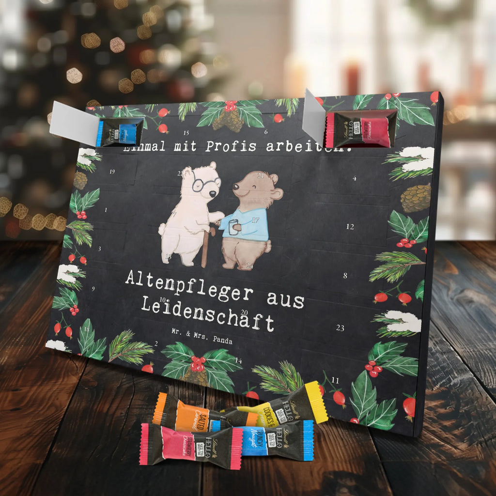 Chocolate advent calendar Elderly Caregiver Passion gift, gift idea, sayings, best, farewell gift, passing exam, anniversary, retirement, promotion, job start, profession