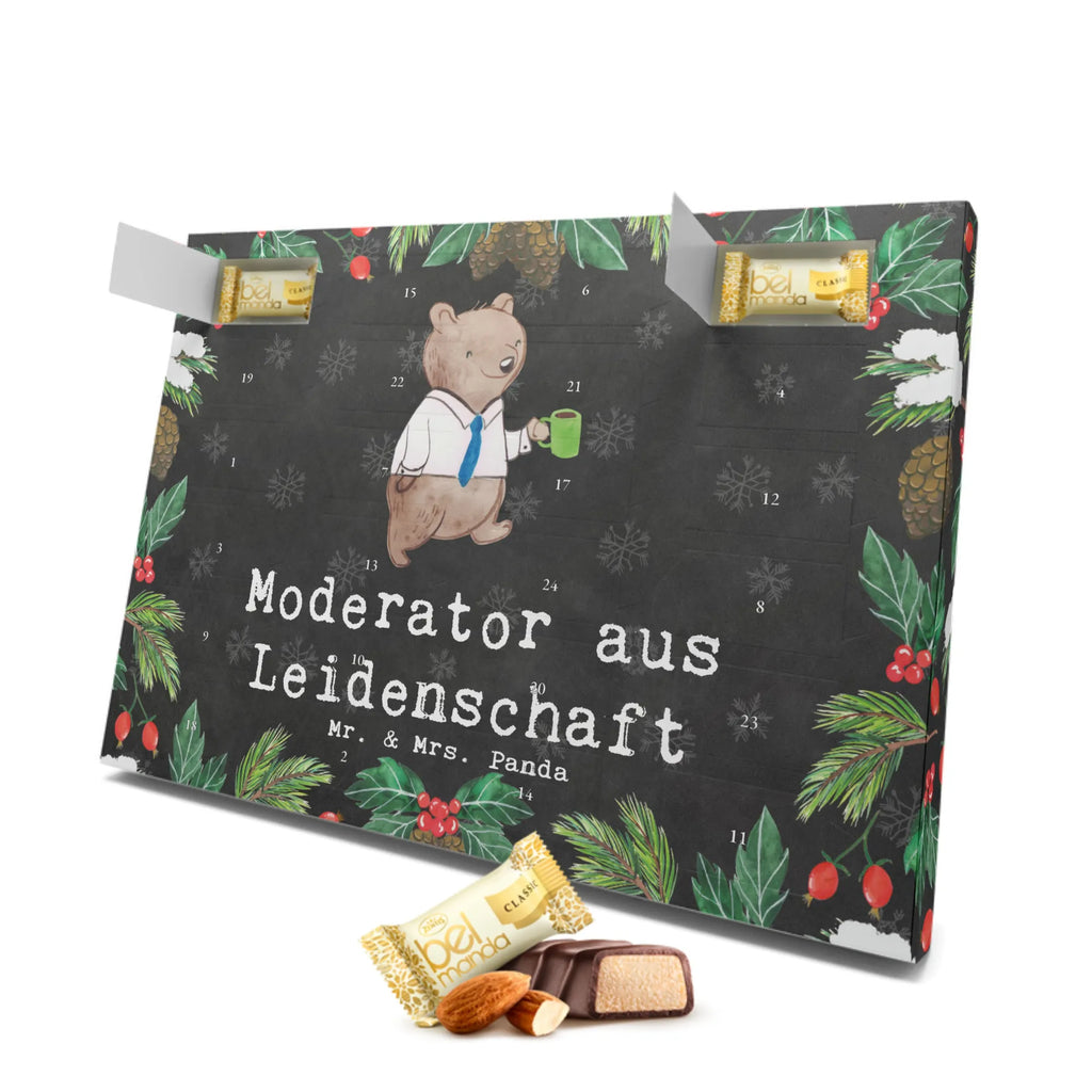 Marzipan Adventskalender Moderator Leidenschaft Marzipan Adventskalender, Beruf, Ausbildung, Jubiläum, Abschied, Rente, Kollege, Kollegin, Geschenk, Schenken, Arbeitskollege, Mitarbeiter, Firma, Danke, Dankeschön