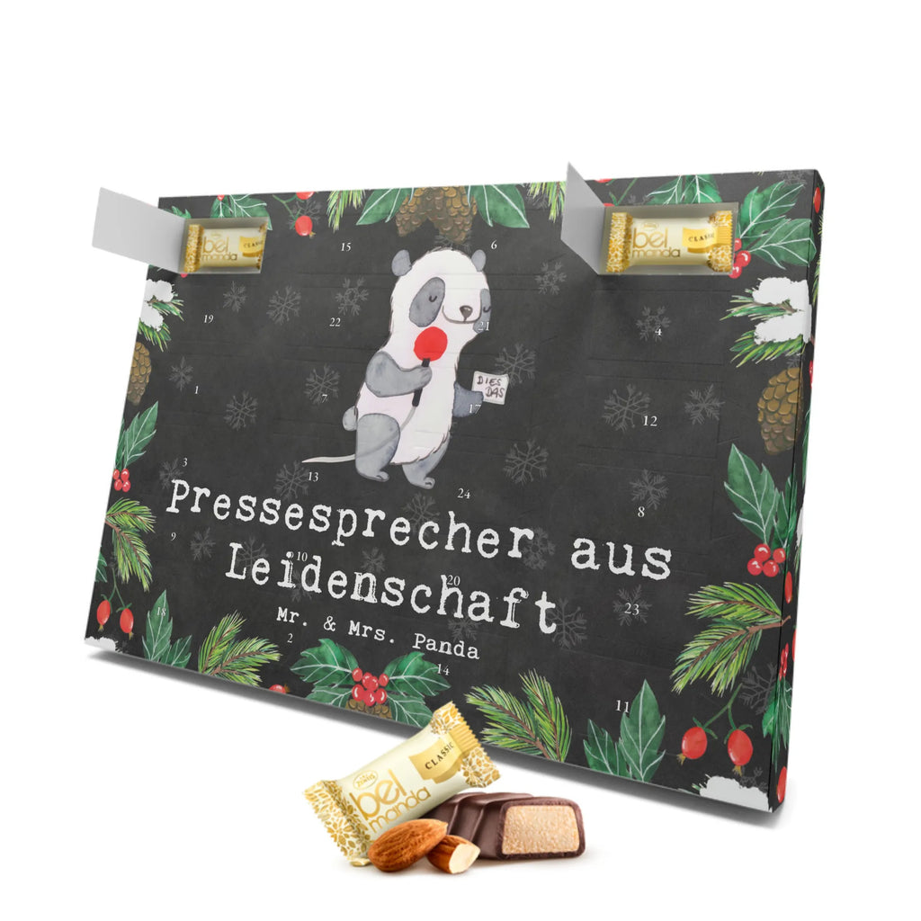 Marzipan Adventskalender Pressesprecher Leidenschaft Marzipan Adventskalender, Beruf, Ausbildung, Jubiläum, Abschied, Rente, Kollege, Kollegin, Geschenk, Schenken, Arbeitskollege, Mitarbeiter, Firma, Danke, Dankeschön