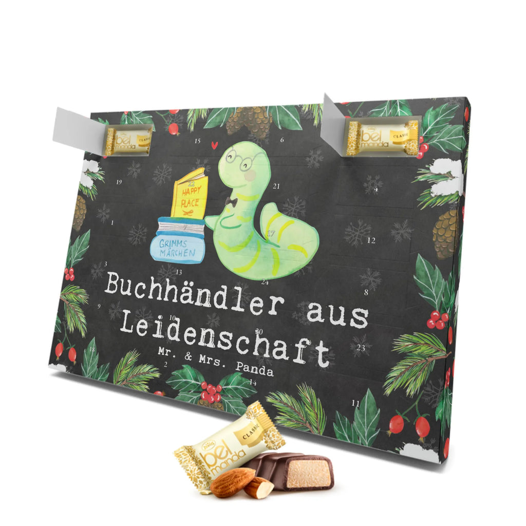 Marzipan Adventskalender Buchhändler Leidenschaft Marzipan Adventskalender, Beruf, Ausbildung, Jubiläum, Abschied, Rente, Kollege, Kollegin, Geschenk, Schenken, Arbeitskollege, Mitarbeiter, Firma, Danke, Dankeschön, Bibliothekar, Buchhandlung, Bücherwurm, Buchverkäufer, Buchhändler
