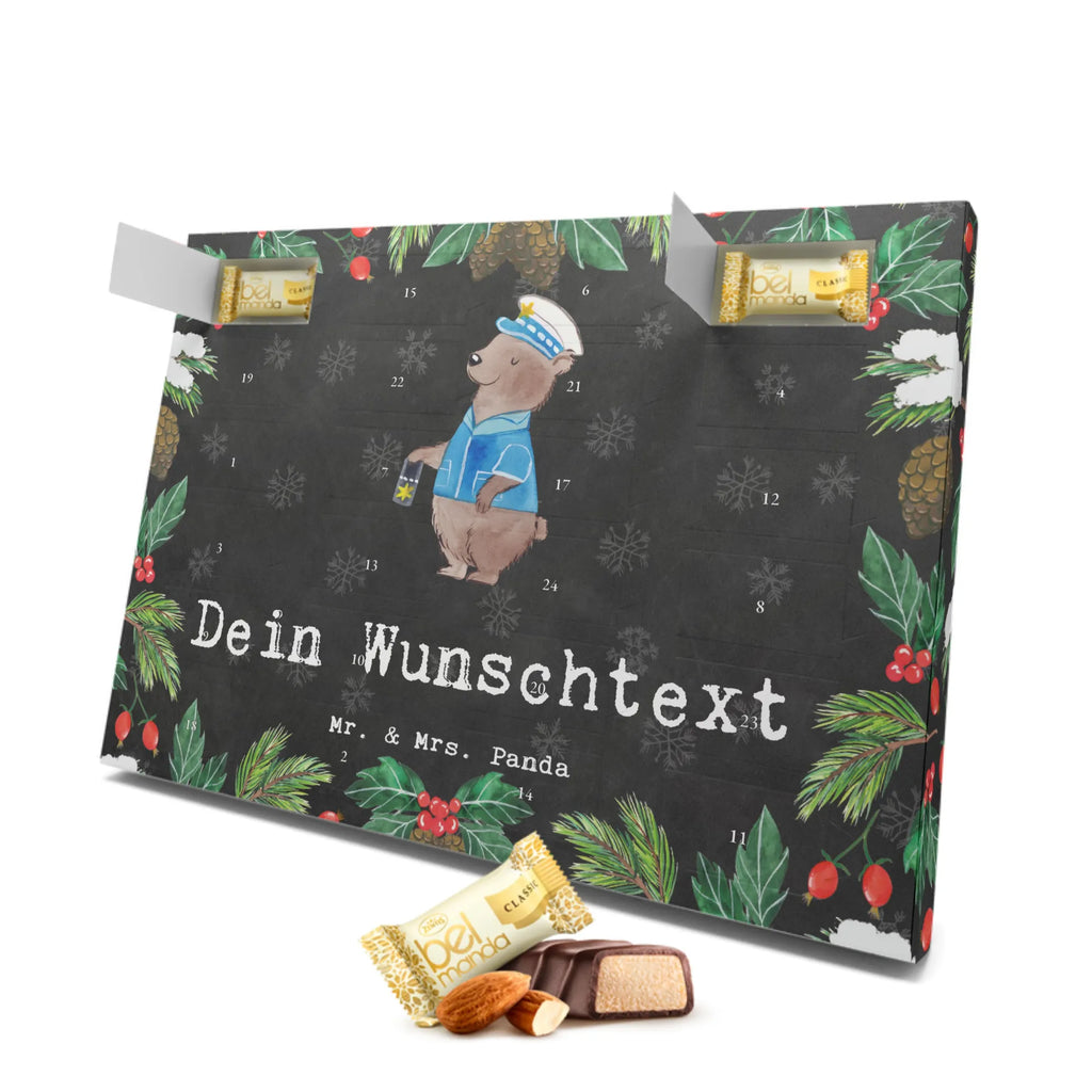 Personalisierter Marzipan Adventskalender Polizeivollzugsbeamter Leidenschaft Personalisierter Marzipan Adventskalender, Beruf, Ausbildung, Jubiläum, Abschied, Rente, Kollege, Kollegin, Geschenk, Schenken, Arbeitskollege, Mitarbeiter, Firma, Danke, Dankeschön, Polizist, Polizei, Polizeivollzugsbeamter