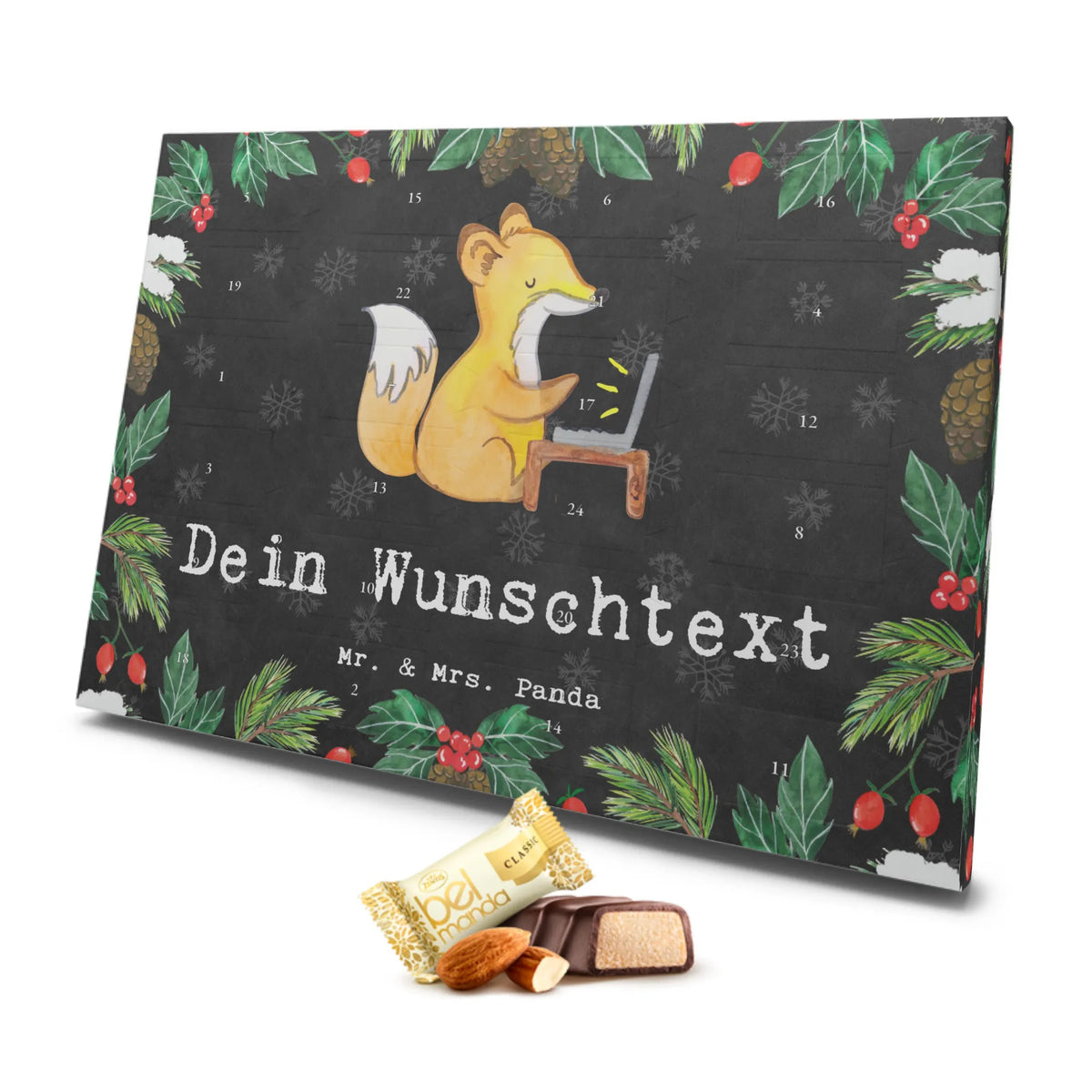 Personalisierter Marzipan Adventskalender Assistent Leidenschaft Personalisierter Marzipan Adventskalender, Beruf, Ausbildung, Jubiläum, Abschied, Rente, Kollege, Kollegin, Geschenk, Schenken, Arbeitskollege, Mitarbeiter, Firma, Danke, Dankeschön