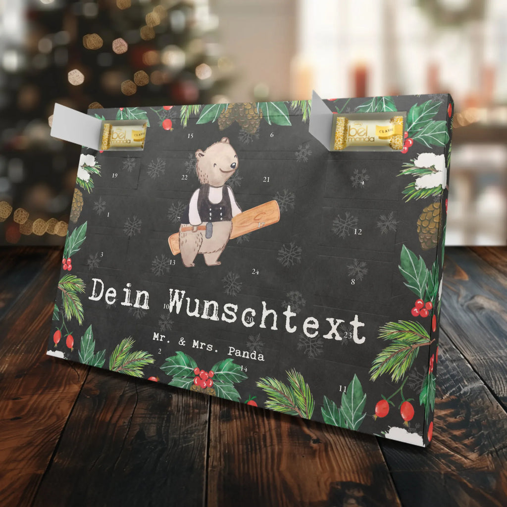 Personalisierter Marzipan Adventskalender Zimmermann Leidenschaft Personalisierter Marzipan Adventskalender, Beruf, Ausbildung, Jubiläum, Abschied, Rente, Kollege, Kollegin, Geschenk, Schenken, Arbeitskollege, Mitarbeiter, Firma, Danke, Dankeschön