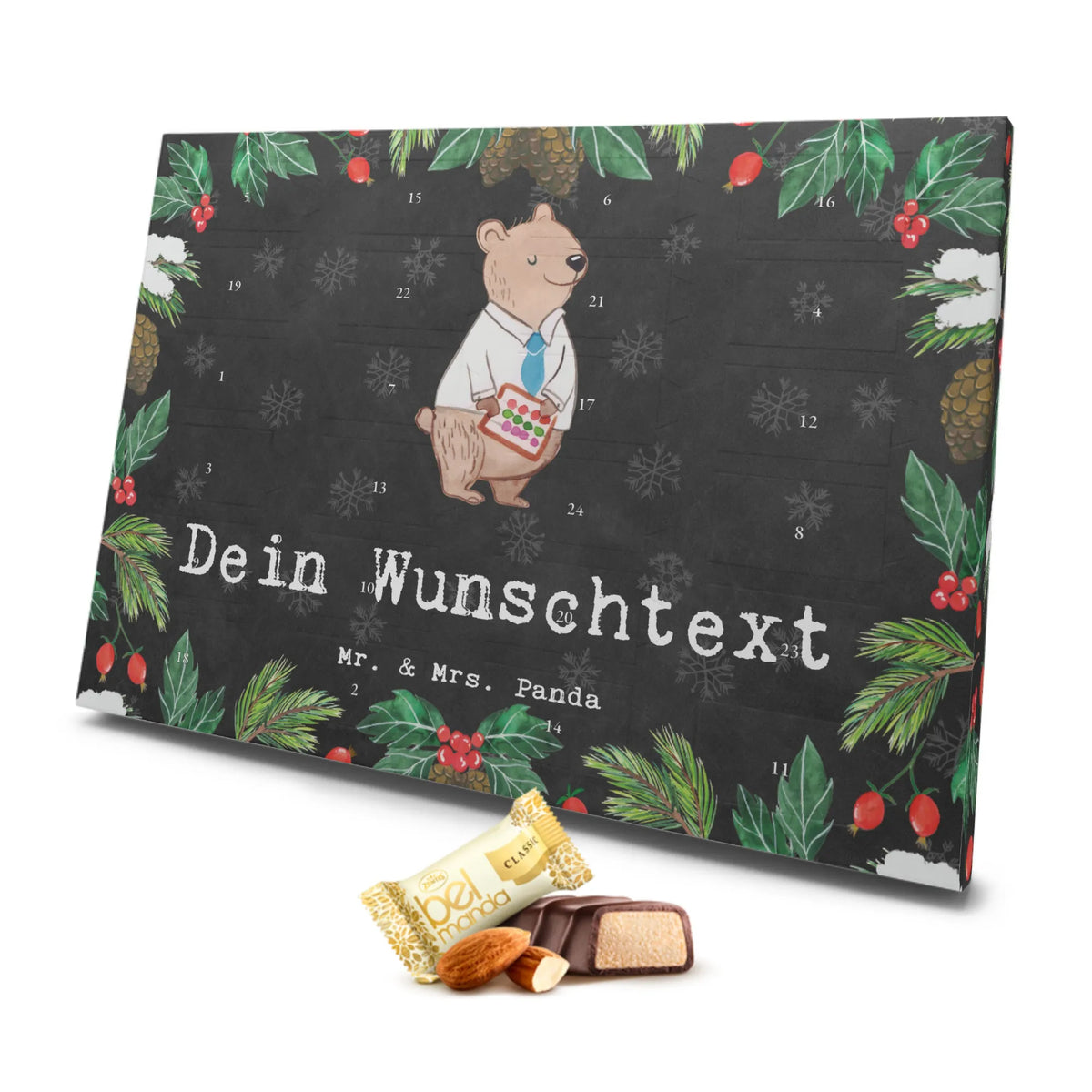Personalisierter Marzipan Adventskalender Bankfachmann Leidenschaft Personalisierter Marzipan Adventskalender, Beruf, Ausbildung, Jubiläum, Abschied, Rente, Kollege, Kollegin, Geschenk, Schenken, Arbeitskollege, Mitarbeiter, Firma, Danke, Dankeschön, Bankberater, Bankfachmann, Bänker, Bankangestellter
