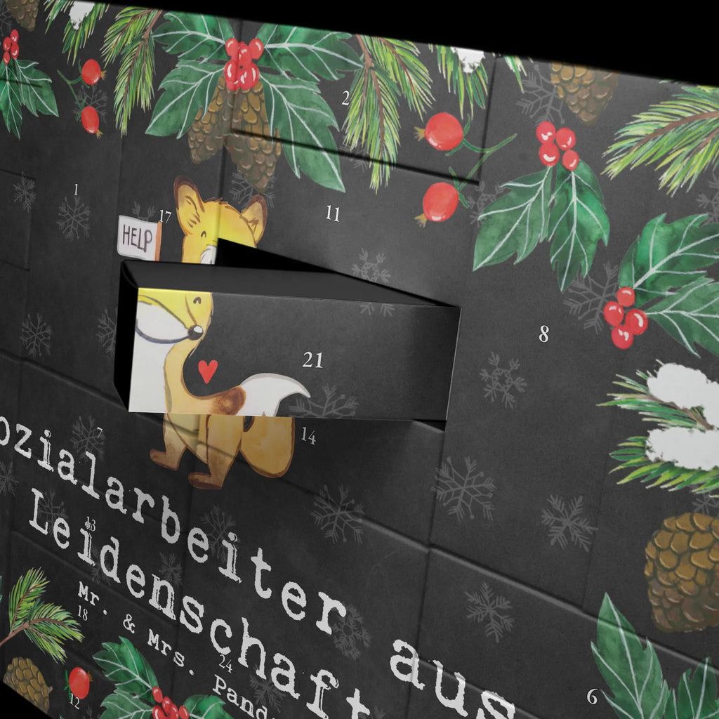 Fillable advent calendar Social Worker Passion gift, sayings, gift idea, best, farewell gift, passing exam, anniversary, retirement, promotion, job start, profession