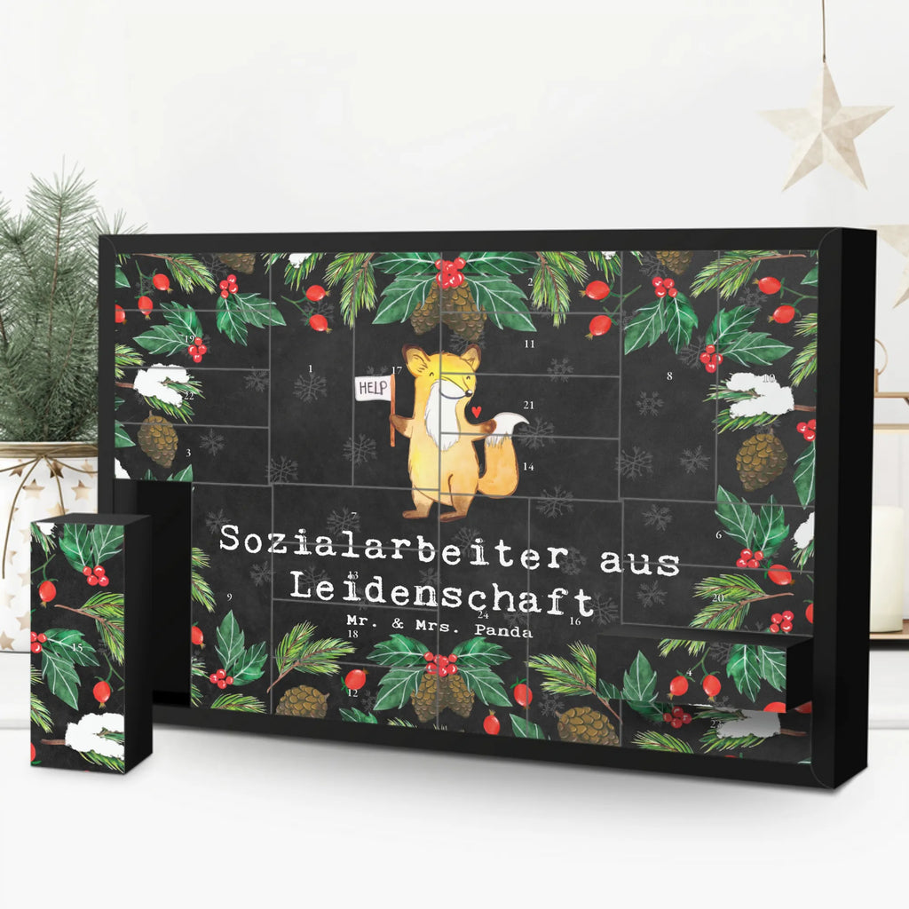 Fillable advent calendar Social Worker Passion gift, sayings, gift idea, best, farewell gift, passing exam, anniversary, retirement, promotion, job start, profession