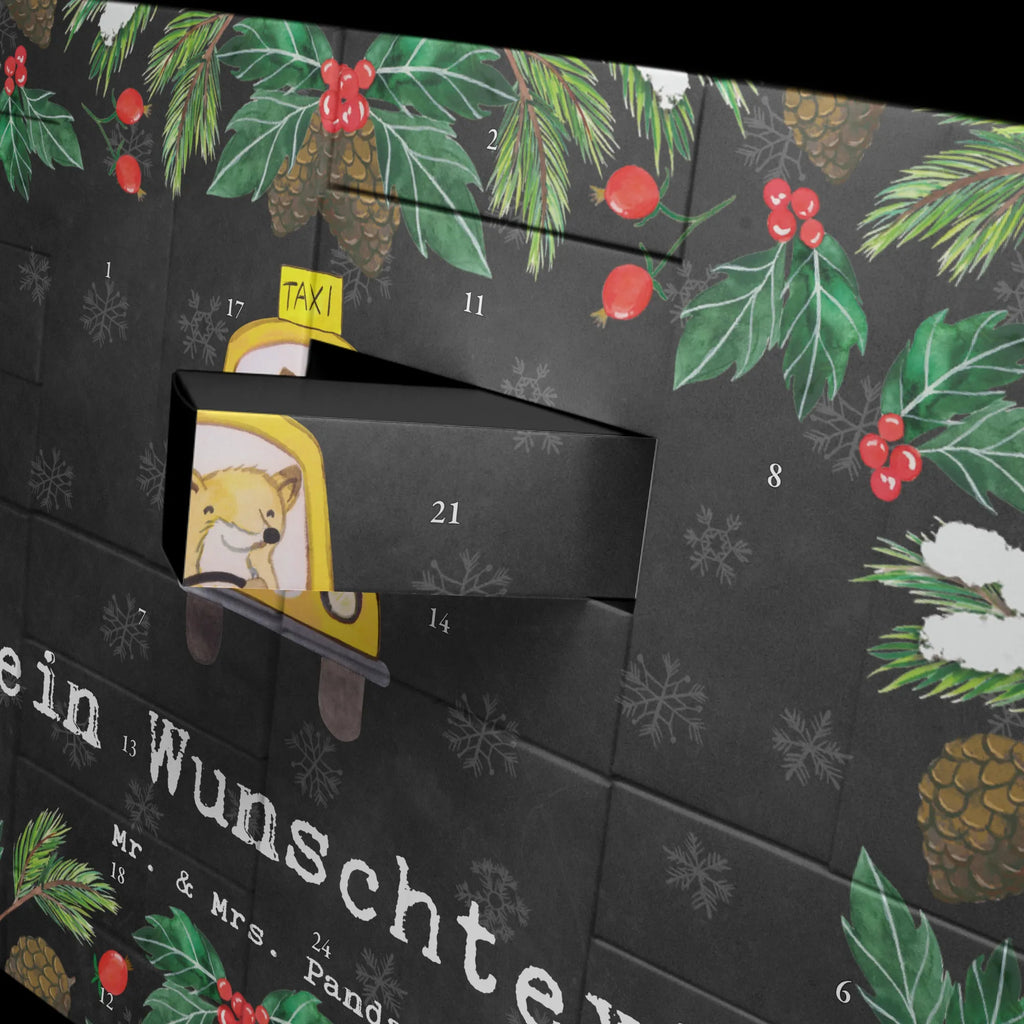 Personalisierter Befüllbarer Adventskalender Taxifahrer Leidenschaft Befüllbarer Adventskalender, Adventskalender Zum Selbst Befüllen, Geschenk, Schenken, Jubiläum, Danke, Dankeschön, Beruf, Ausbildung, Abschied, Rente, Kollege, Kollegin, Arbeitskollege, Mitarbeiter, Firma