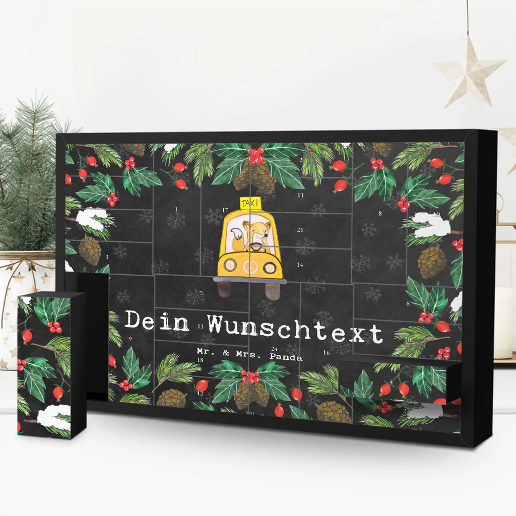 Personalisierter Befüllbarer Adventskalender Taxifahrer Leidenschaft Befüllbarer Adventskalender, Adventskalender Zum Selbst Befüllen, Geschenk, Schenken, Jubiläum, Danke, Dankeschön, Beruf, Ausbildung, Abschied, Rente, Kollege, Kollegin, Arbeitskollege, Mitarbeiter, Firma