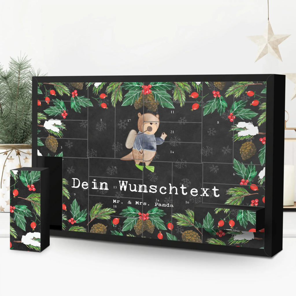 Personalisierter Befüllbarer Adventskalender Taucher Leidenschaft Adventskalender Zum Selbst Befüllen, Befüllbarer Adventskalender, Geschenk, Schenken, Jubiläum, Danke, Dankeschön, Beruf, Ausbildung, Abschied, Rente, Kollege, Kollegin, Arbeitskollege, Mitarbeiter, Firma