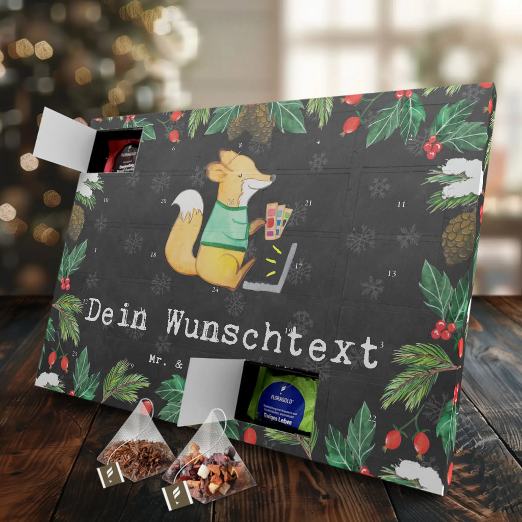 Personalisierter Tee Adventskalender Modejournalist Leidenschaft Personalisierter Tee Adventskalender, Geschenk, Schenken, Jubiläum, Danke, Dankeschön, Beruf, Ausbildung, Abschied, Rente, Kollege, Kollegin, Arbeitskollege, Mitarbeiter, Firma, Redakteur, Pressebüro, Modejournalist, Journalist, Studium, Reporter