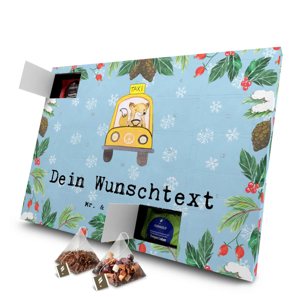 Personalisierter Tee Adventskalender Taxifahrer Leidenschaft Personalisierter Tee Adventskalender, Geschenk, Schenken, Jubiläum, Danke, Dankeschön, Beruf, Ausbildung, Abschied, Rente, Kollege, Kollegin, Arbeitskollege, Mitarbeiter, Firma