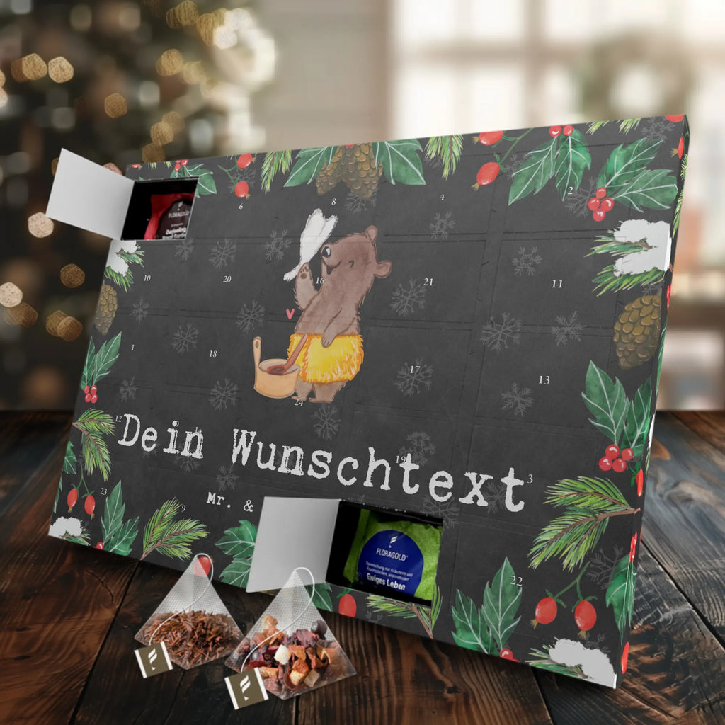 Personalisierter Tee Adventskalender Saunameister Leidenschaft Personalisierter Tee Adventskalender, Geschenk, Schenken, Jubiläum, Danke, Dankeschön, Beruf, Ausbildung, Abschied, Rente, Kollege, Kollegin, Arbeitskollege, Mitarbeiter, Firma