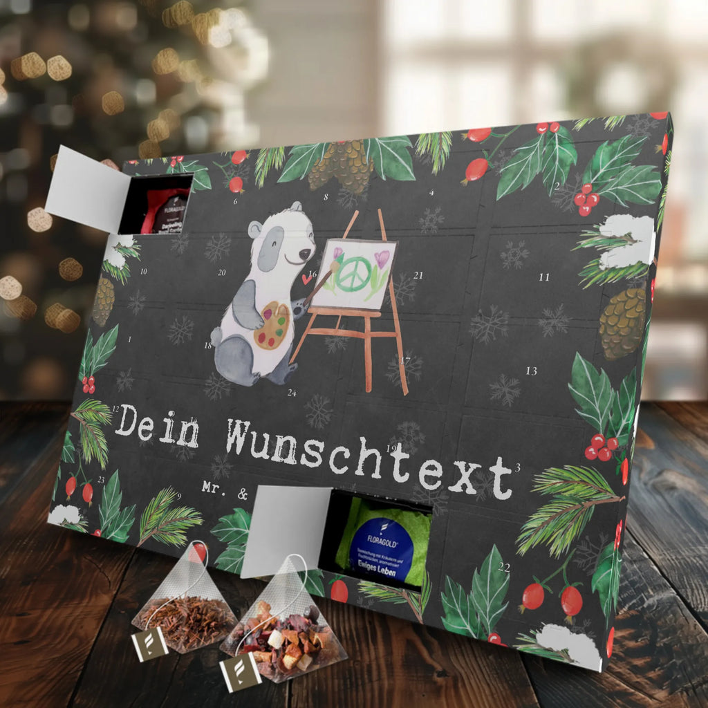 Personalisierter Tee Adventskalender Künstler Leidenschaft Personalisierter Tee Adventskalender, Geschenk, Schenken, Jubiläum, Danke, Dankeschön, Beruf, Ausbildung, Abschied, Rente, Kollege, Kollegin, Arbeitskollege, Mitarbeiter, Firma, Kunstschule, Galerie Eröffnung, Künstler, Maler, Kunstmaler
