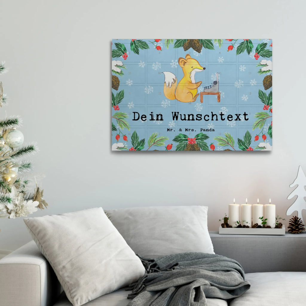  Online Editor Passion Personalisierter Tee Adventskalender, Geschenk, Schenken, Jubiläum, Danke, Dankeschön, Beruf, Ausbildung, Abschied, Rente, Kollege, Kollegin, Arbeitskollege, Mitarbeiter, Firma