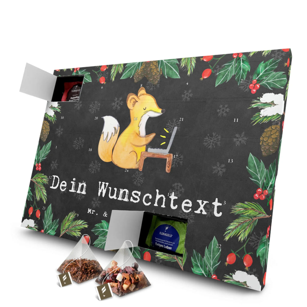 Personalisierter Tee Adventskalender Assistent Leidenschaft Personalisierter Tee Adventskalender, Geschenk, Schenken, Jubiläum, Danke, Dankeschön, Beruf, Ausbildung, Abschied, Rente, Kollege, Kollegin, Arbeitskollege, Mitarbeiter, Firma
