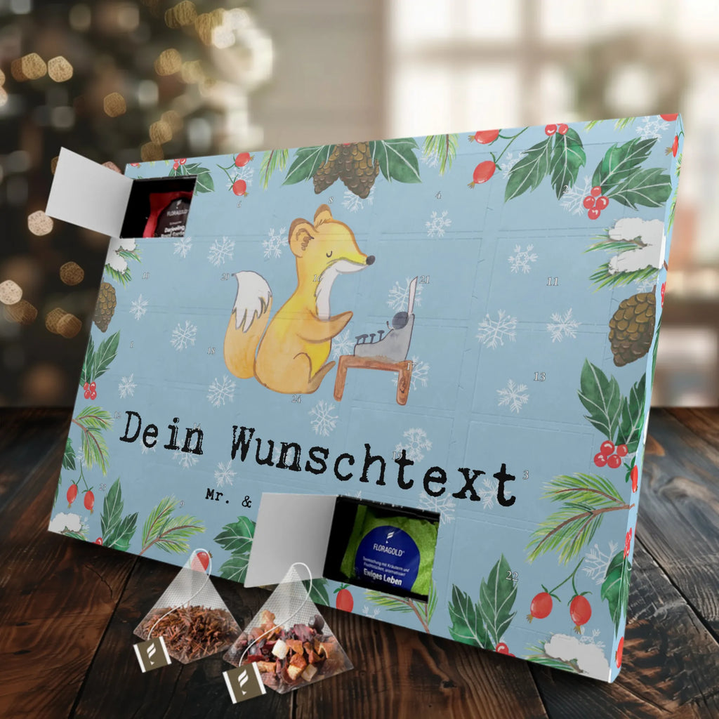 Personalisierter Tee Adventskalender Autor Leidenschaft Personalisierter Tee Adventskalender, Geschenk, Schenken, Jubiläum, Danke, Dankeschön, Beruf, Ausbildung, Abschied, Rente, Kollege, Kollegin, Arbeitskollege, Mitarbeiter, Firma, Verlag, Geschichtenschreiber, Autor, Buchveröffentlichung, Schriftsteller, Hobbyautor