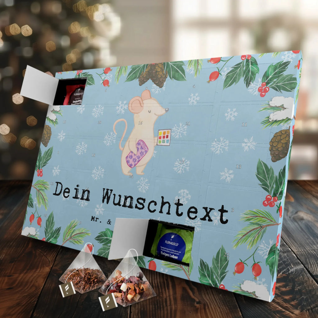 Personalisierter Tee Adventskalender Raumausstatter Leidenschaft Personalisierter Tee Adventskalender, Geschenk, Schenken, Jubiläum, Danke, Dankeschön, Beruf, Ausbildung, Abschied, Rente, Kollege, Kollegin, Arbeitskollege, Mitarbeiter, Firma