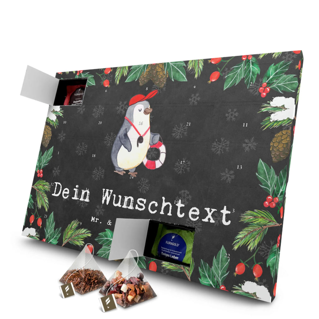 Personalisierter Tee Adventskalender Bademeister Leidenschaft Personalisierter Tee Adventskalender, Geschenk, Schenken, Jubiläum, Danke, Dankeschön, Beruf, Ausbildung, Abschied, Rente, Kollege, Kollegin, Arbeitskollege, Mitarbeiter, Firma, Schwimmschule, Freibad, Schwimmverein, Schwimmmeister, Rettungsschwimmer, Bademeister, Badeanstalt, Schwimmbad